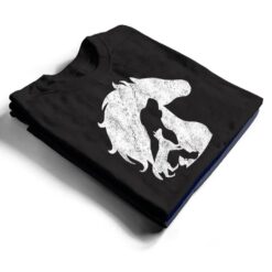 A Nice Horse Dog Cat Design Silhouette of Horses Dogs Cats T Shirt - Dream Art Europa