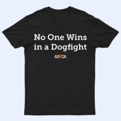 ASPCA No One Wins in a Dogfight Text T Shirt