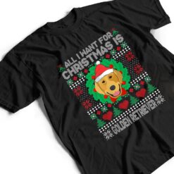 All I Want For Christmas Golden Retriever Dog Lover T Shirt - Dream Art Europa