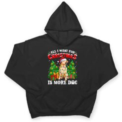 All I Want For Christmas Is More Dogs Xmas T Shirt - Dream Art Europa