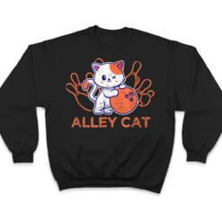 Alley Cat Bowling Team Humor Funny Bowler Cats Vintage T Shirt - Dream Art Europa