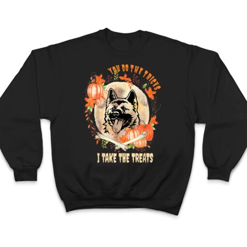 American Akita Dog Owner Halloween Pumpkin Humor Funny T Shirt