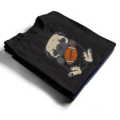 American Football Pug Pocket Cute Sports Dog T Shirt - Dream Art Europa