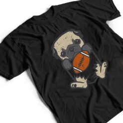 American Football Pug Pocket Cute Sports Dog T Shirt - Dream Art Europa