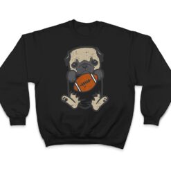 American Football Pug Pocket Cute Sports Dog T Shirt - Dream Art Europa