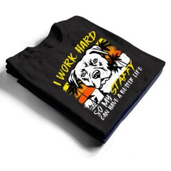 American Staffordshire Terrier Distressed Retro Vintage T Shirt - Dream Art Europa