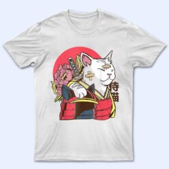 Anime Cat Waifu Who Loves Anime Ramen And Sketching Japan T Shirt