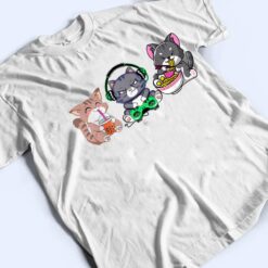 Anime Kawaii Cats Ramen Cat Boba Bubble Tea Cat Video Gamer T Shirt - Dream Art Europa