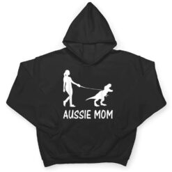 Aussie Mom Australian Shepherd Dog Dinosaur Women Mother T Shirt - Dream Art Europa