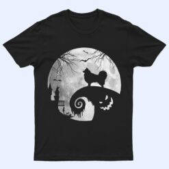 Australian Shepherd Dog And Moon Halloween Costume Dog Lover T Shirt