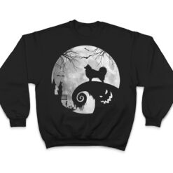 Australian Shepherd Dog And Moon Halloween Costume Dog Lover T Shirt - Dream Art Europa