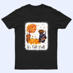 Autumn Scottish Terrier Scottie Dog Lover It's Fall Y'all T Shirt