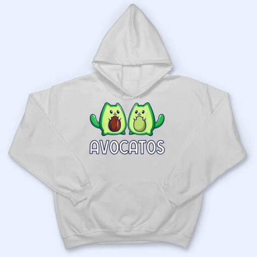 Avogato Avocado Cat Cat Vegan T Shirt