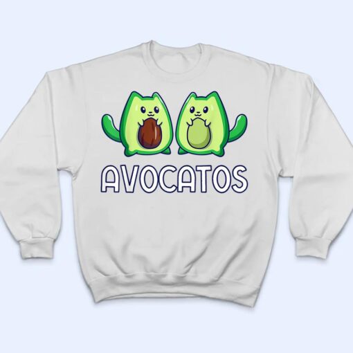 Avogato Avocado Cat Cat Vegan T Shirt