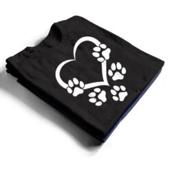 Baby Dog Paw Heart - Dog Paws Hearts Dog Paw Print T Shirt - Dream Art Europa