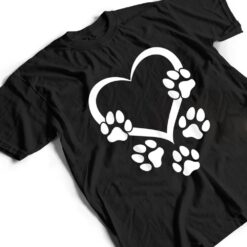 Baby Dog Paw Heart - Dog Paws Hearts Dog Paw Print T Shirt - Dream Art Europa