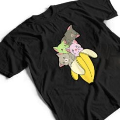 Bananya Banana Funny Cat Cute Kawaii Kitten T-Shirt T Shirt - Dream Art Europa