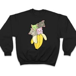 Bananya Banana Funny Cat Cute Kawaii Kitten T-Shirt T Shirt - Dream Art Europa