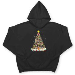 Basset Hound Dog Christmas Tree Lights Xmas Pajama Gifts T Shirt - Dream Art Europa