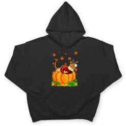 Basset Hound Dog Thanksgiving Turkey Fall Autumn Pumpkin T Shirt - Dream Art Europa