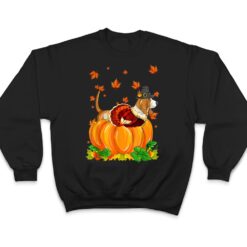 Basset Hound Dog Thanksgiving Turkey Fall Autumn Pumpkin T Shirt - Dream Art Europa