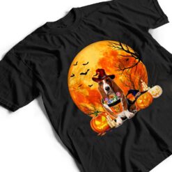 Basset Hound Dog Witch Pumpkin Halloween Costume T Shirt - Dream Art Europa