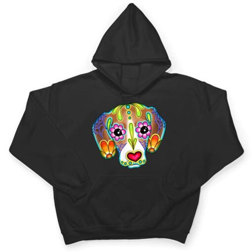 Beagle - Day of the Dead Sugar Skull Dog T Shirt