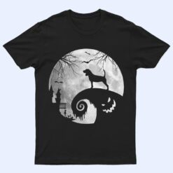 Beagle Dog And Moon Halloween Costume Dog Lover Funny Gifts T Shirt