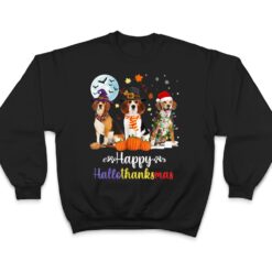 Beagle Dog Halloween Merry Christmas Happy Hallothanksmas T Shirt - Dream Art Europa