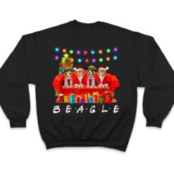 Beagle Dog Lights Christmas Matching Family T Shirt - Dream Art Europa