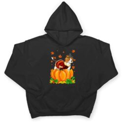 Beagle Dog Thanksgiving Turkey Fall Autumn Pumpkin T Shirt - Dream Art Europa