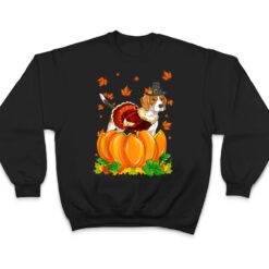 Beagle Dog Thanksgiving Turkey Fall Autumn Pumpkin T Shirt - Dream Art Europa