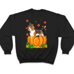 Beagle Happy Thanksgiving Dog Pumpkin Fall Autumn T Shirt - Dream Art Europa