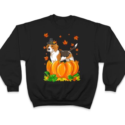 Beagle Happy Thanksgiving Dog Pumpkin Fall Autumn T Shirt