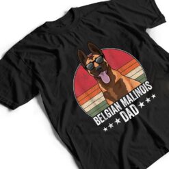 Belgian Malinois Dad Dog Sunset Retro Style T Shirt - Dream Art Europa