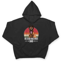 Belgian Malinois Dad Dog Sunset Retro Style T Shirt - Dream Art Europa