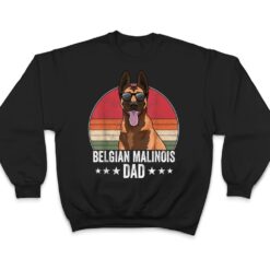 Belgian Malinois Dad Dog Sunset Retro Style T Shirt - Dream Art Europa