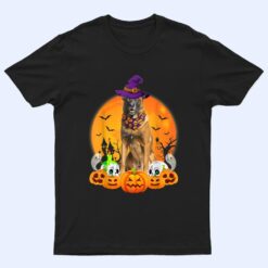 Belgian Malinois Witch Pumpkin Halloween Dog Lover Funny T Shirt