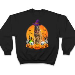 Belgian Malinois Witch Pumpkin Halloween Dog Lover Funny T Shirt - Dream Art Europa