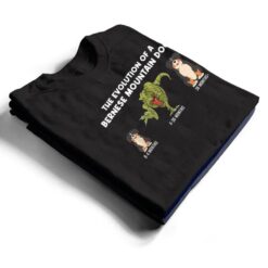 Bernese Dog Mom The Evolution Of A Bernese Mountain Dog T Shirt - Dream Art Europa