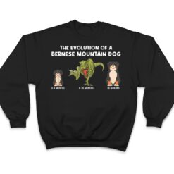 Bernese Dog Mom The Evolution Of A Bernese Mountain Dog T Shirt - Dream Art Europa