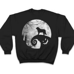 Bernese Mountain Dog And Moon Halloween Costume Dog Lover T Shirt - Dream Art Europa