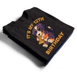 Bernese Mountain Dog Eating Pizza It's My 12th Birthday T Shirt - Dream Art Europa