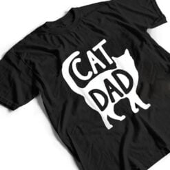 Best Cat Dad Christmas Men Kitty Papa Gift Daddy Fathers Day Ver 2 T Shirt - Dream Art Europa