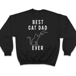 Best Cat Dad Ever Shirt Cat Daddy Paw Fist Bump Meow Cat T Shirt - Dream Art Europa