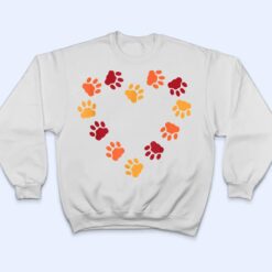 Big heart cat paws T Shirt - Dream Art Europa