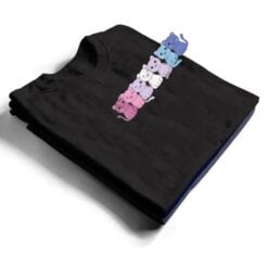 Bigender Flag Pride LGBTQ Cats Bisexual cat T Shirt - Dream Art Europa