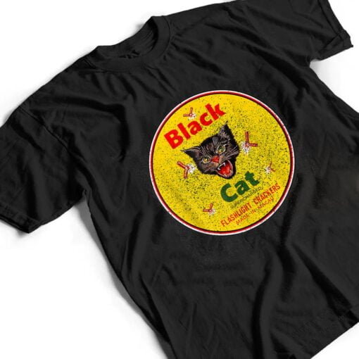 Black-Cat-Firecrackers T Shirt