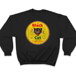 Black-Cat-Firecrackers T Shirt - Dream Art Europa