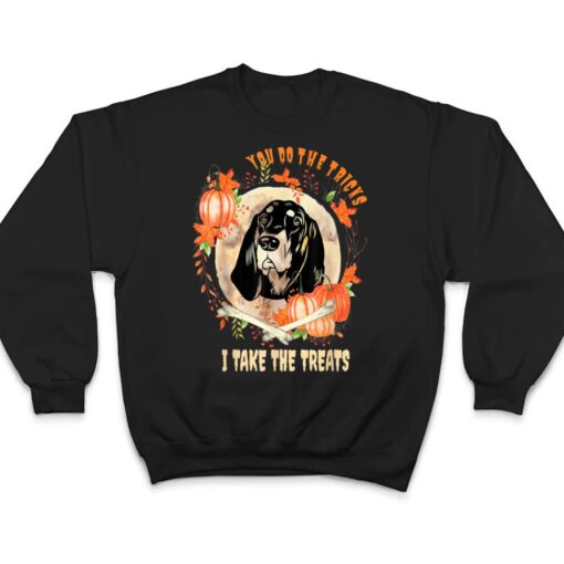 Black & Tan Coonhound Dog Owner Halloween Humor Funny T Shirt